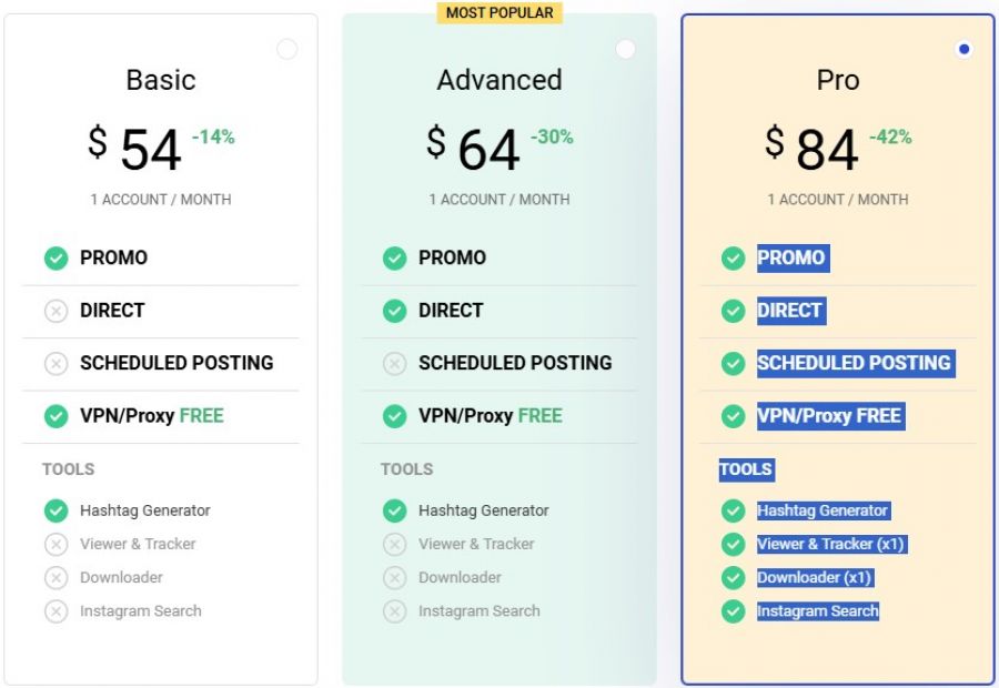 Inflact Pricing